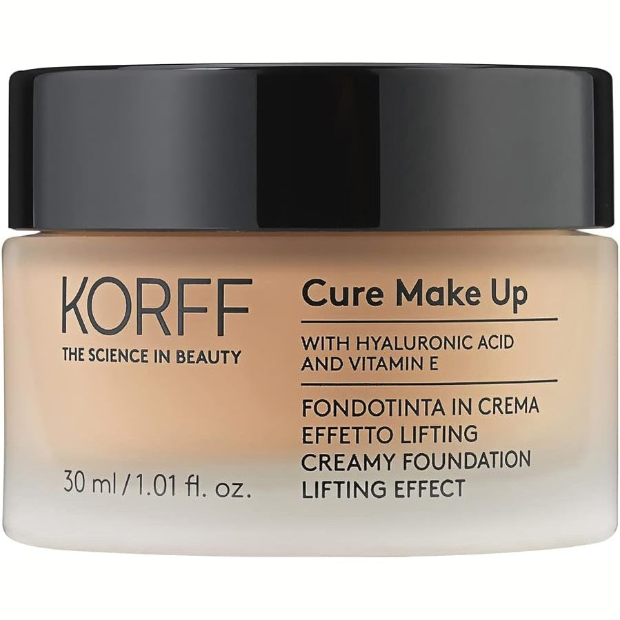 271663 - KORFF Fondatinë me Krem Lifting Effect, 30 ml, mbulim mesatar-i lartë, me Acid Hialuronik dhe Vitaminë E, teksturë kremoze