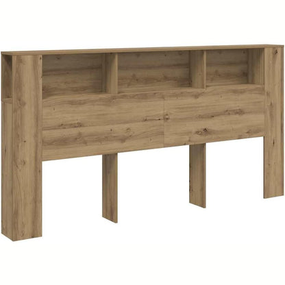 265444 - vidaXL Ballinë Krevati me Dollap Ruajtës Ngjyrë Oak Artisan prej Druri të Inxhinieruar