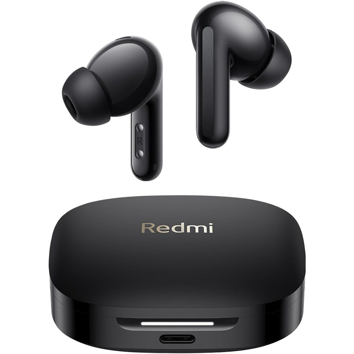 309740 - XIAOMI Redmi Buds 6 Black - Jetëgjatësi baterie 42 orë, Bluetooth 5.4, 49 dB ANC