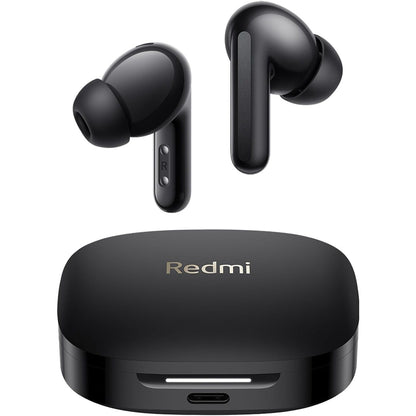 309740 - XIAOMI Redmi Buds 6 Black - Jetëgjatësi baterie 42 orë, Bluetooth 5.4, 49 dB ANC