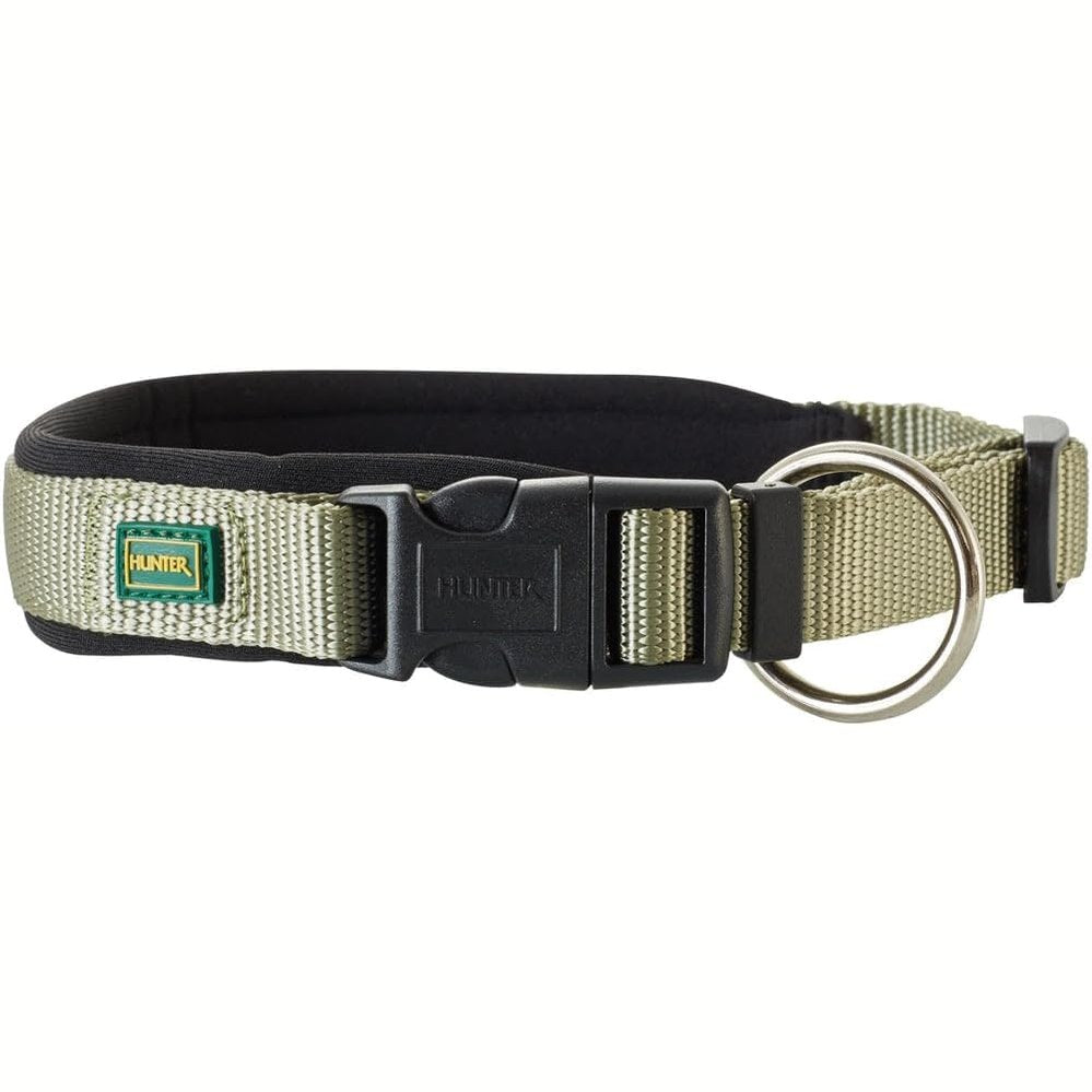 215612 - HUNTER Qafore për qen NEOPRENE VARIO PLUS, ngjyra: ulliri/e zezë, madhësia: SM/2.0