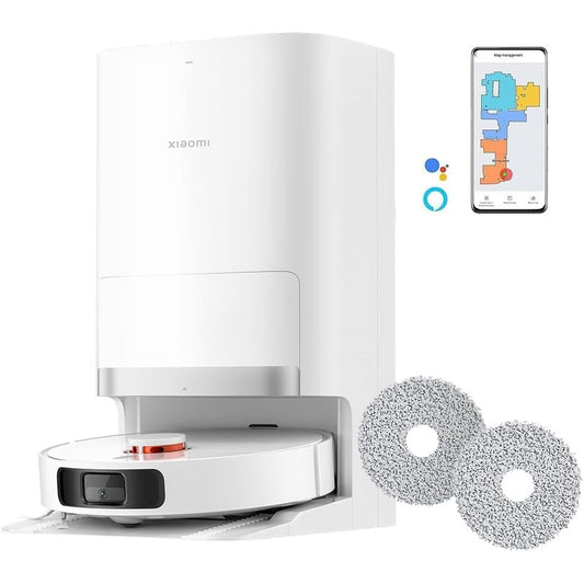 144067 - XIAOMI Fshesë Robotike X20+, Thithje 6,000 Pa, Stacion Inteligjent Gjithçka-në-Një, Navigim me Lazer 3D, Mop Rrotullues, Kontroll përmes Aplikacionit