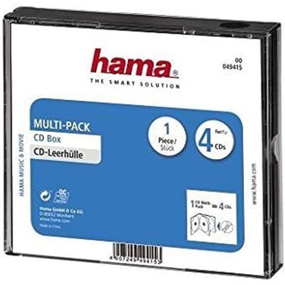 310727 - Hama Kutia për 4 CD/DVD/Blu-ray, pako e shumëfishtë, 4-në-1