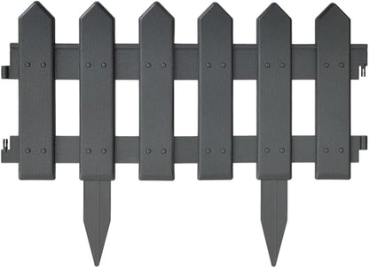 244435 - vidaXL Bordura për Kopsht (Lawn Edging) – 25 Copë, 10 m, Anthracite