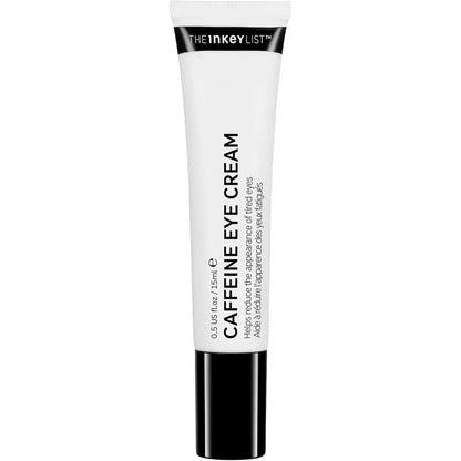 318385 - INKEY List Kremi për sytë me kafeinë, 15 ml, përmirëson rrathët e errët, pa aromë, vegan