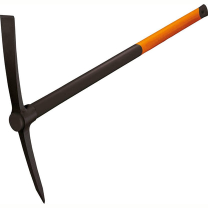 167063 - FISKARS Kazmë e Farkëtuar, Gjatësi 90 cm, Peshë 2.95 kg, Materiali i Kokës Çelik, Dorezë Plastike e Përforcuar me Fibra Qelqi, Ngjyra e Zezë/Portokalli, Modeli 200, 1001733