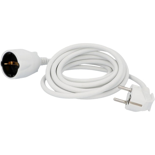 164204 - UNITEC - Kabllo zgjatues Schuko H05VV-F3G 1.5 mm², IP20, 3 m, ngjyra e bardhë