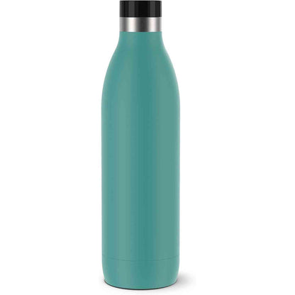 246401 - EMSA Shishe uji e izoluar Bludrop, 1 litër, 100% e papërshkueshme nga rrjedhjet, mbyllje me shtypje të shpejtë, çelik inox