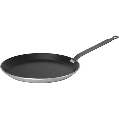 250509 - DE BUYER - Tavë për krep alumini CHOC, jo-ngjitëse, Diametri 30 cm, Argjend
