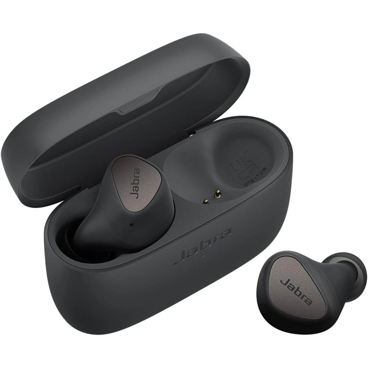 266085 - JABRA Kufje pa tel Elite 4 në vesh me anulim aktiv të zhurmës, Bluetooth, Spotify Tap Playback, Google Fast Pair, Microsoft Swift Pair - Gri e errët