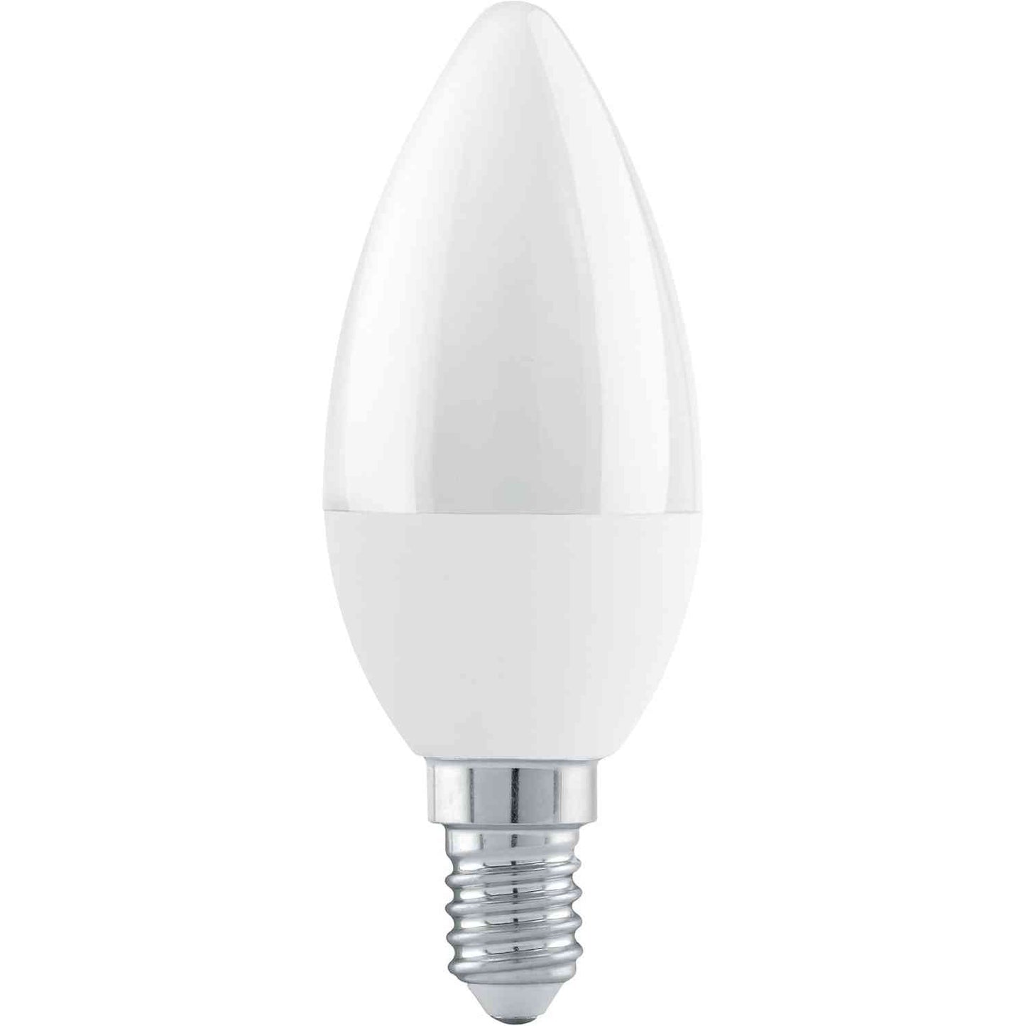 186825 - EGLO LED Llambë E14, 4.9 Vat (Ekuivalente me 40 Vat), 470 Lumens, Dritë e Bardhë e Ngrohtë 3000K, e Errësueshme në Shkallë, Formë Qiri, Llambë C37, Ø 3.7 cm