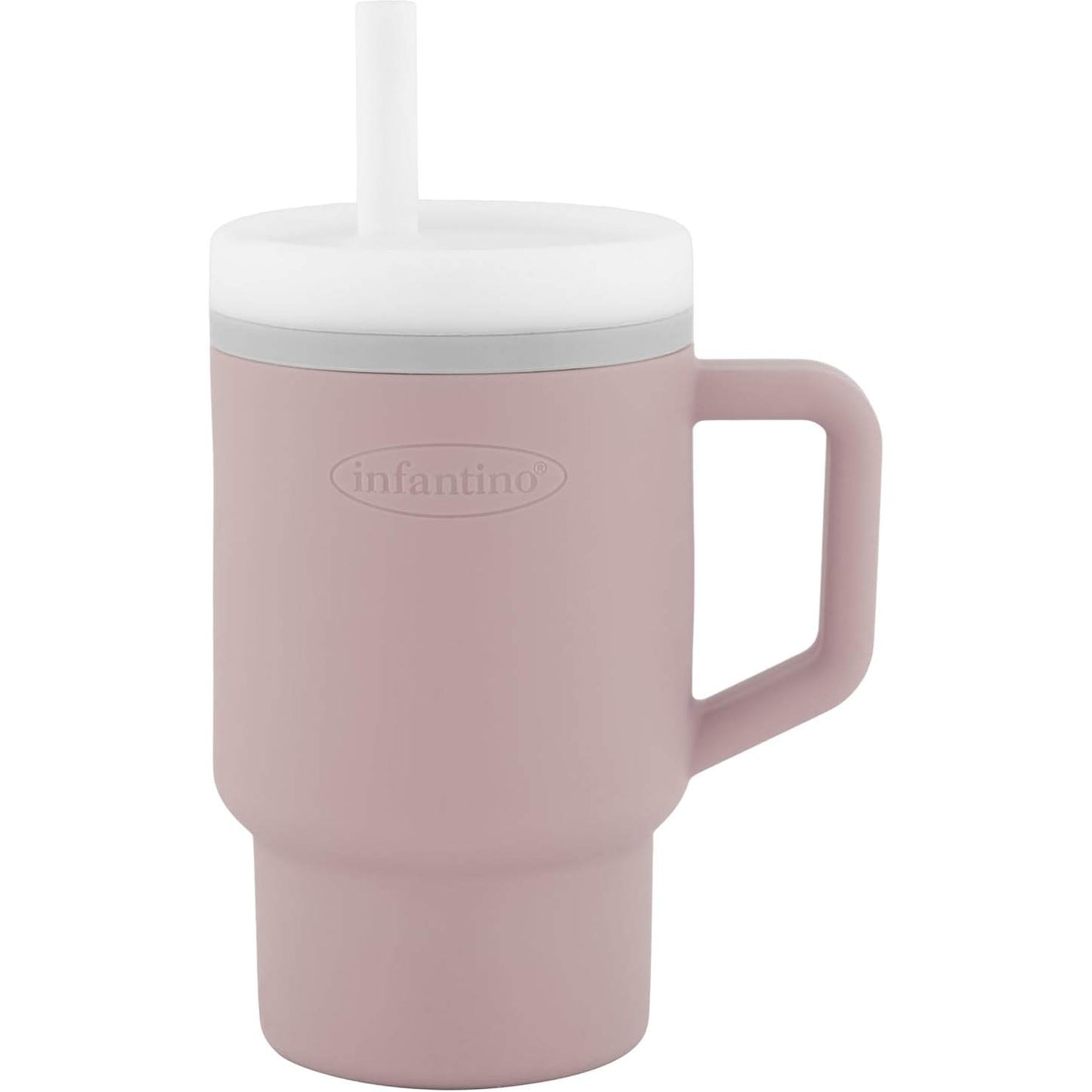 290222 - INFANTINO Gota Ime e Parë, gotë e vogël me pipëz që nuk rrjedh, dorezë për fëmijët, inkurajon pirjen, 255 ml, Pirouette