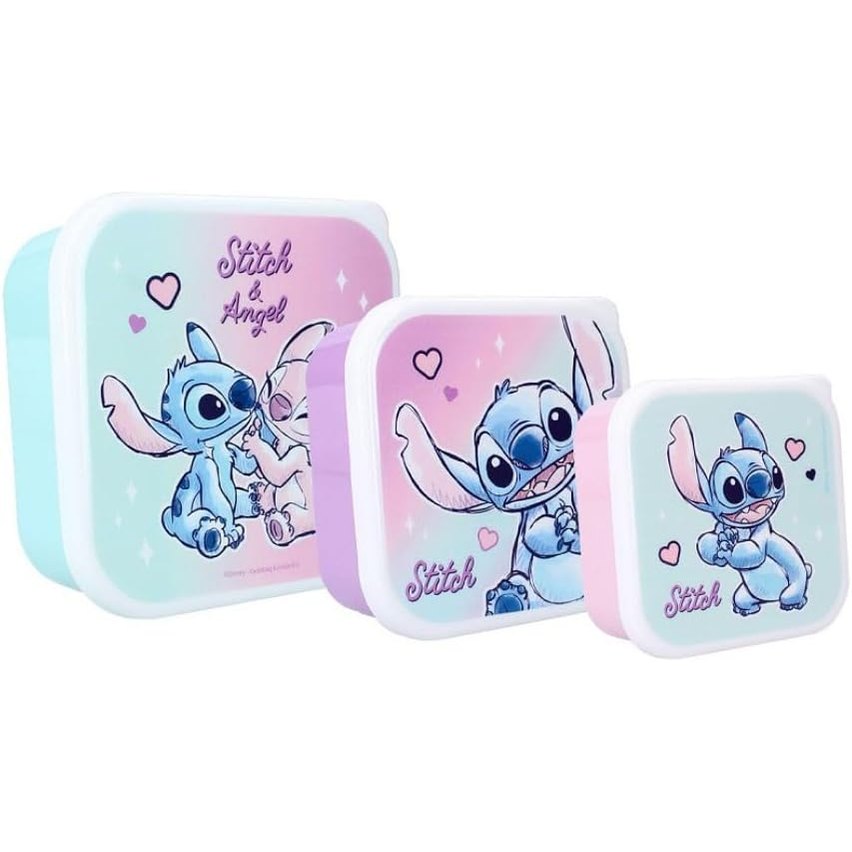 198639 - MY SWEETY POP - Set 3 Pjesë Kuti Dreke për Fëmijë, Material Qepje, Madhësi 11.5cm, për Vajza, Ngjyra Vjollcë/Blu/Rozë, e Përshtatshme për Çerdhe, Kopsht, Shkollë, Festa, Vakte