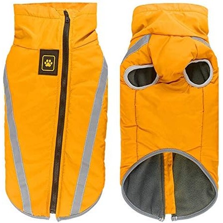 195998 - IDEPET - Xhaketa Dimërore për Qen, e Papërshkueshme nga Uji, Kundër Erës, për Kafshë Shtëpiake, me Vrimë Parzmore, Madhësia XL-6XL