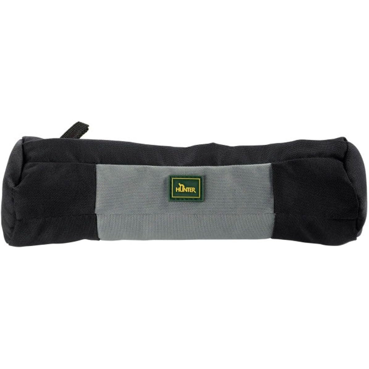 257338 - HUNTER | Trainer Snack Dummy | Mace stërvitjeje për rikuperimin e ushqimit | E mbushshme me ushqime të lehta | Miqësore për dhëmbët | E mbushur | Me zinxhir | Lahet në lavatriçe | Ngjyra: gri | Madhësia: 25 cm