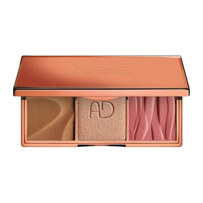 321680 - ARTDECO - Paletë për fytyrën 3-në-1 me bronzues, skuqës dhe highlighter - 1 copë