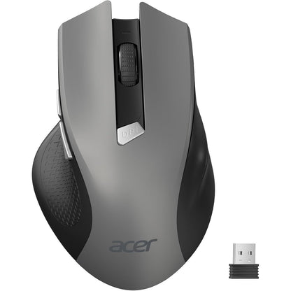 269164 - ACER Maus pa tel 2.4GHz 1600 DPI, 3 DPI të rregullueshme me 6 butona, me bateri për laptop, PC dhe MacBook, i rekomanduar për përdoruesit me dorën e djathtë - Gri