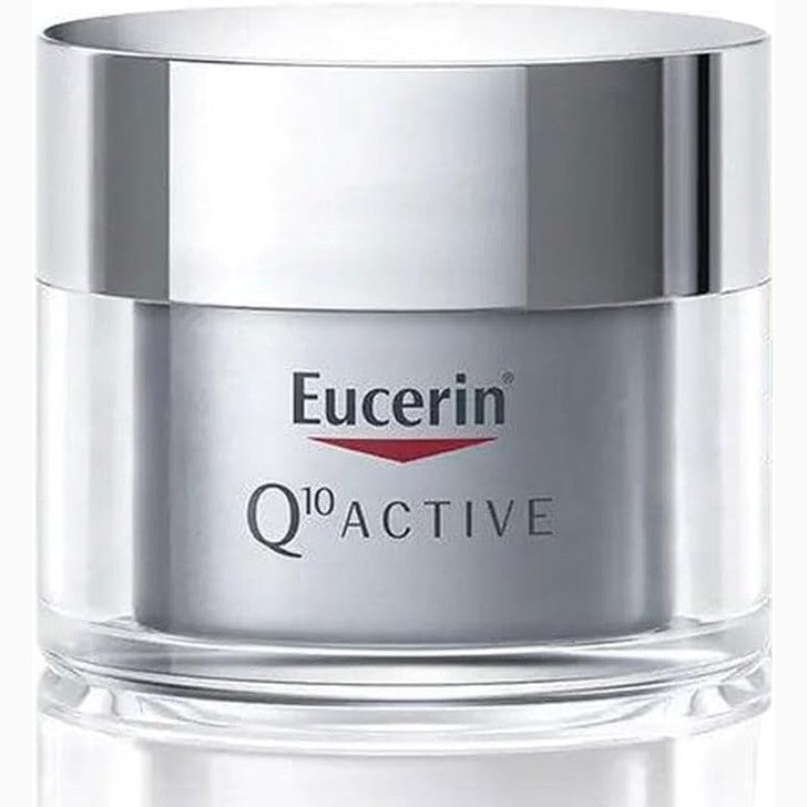 298272 - EUCERIN Kremi i Natës Q10 ACTIVE 50 ml, krem kundër rrudhave dhe hidratues për lëkurë të ndjeshme