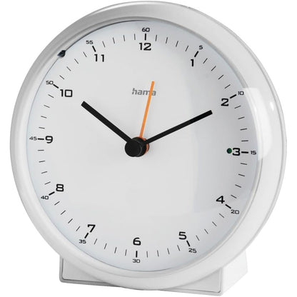 208939 - HAMA Elegance Pro - Orë Alarmi Me Kontroll Radioje, Me Zhurmë Të Ulët, Ngjyra E Bardhë