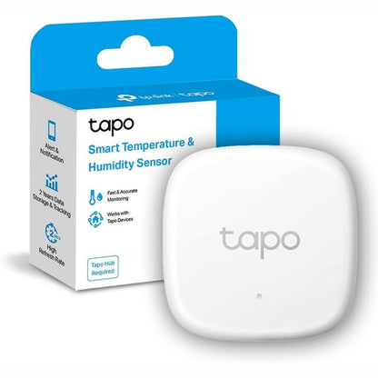 268875 - TP-LINK TAPO T310: Monitor inteligjent i temperaturës dhe lagështisë, ruajtje falas e të dhënave, grafikë vizualë, instalim fleksibël, njoftime aplikacioni, kërkohet Hub H100.