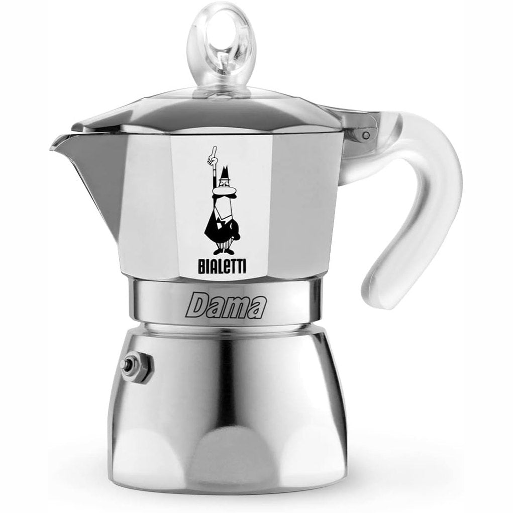 187655 - BIALETTI Dama Pure Ice Makinë Kafeje, Kapacitet 1 Filxhan (67ml), Material Alumini, Jo e Përshtatshme për Induksion