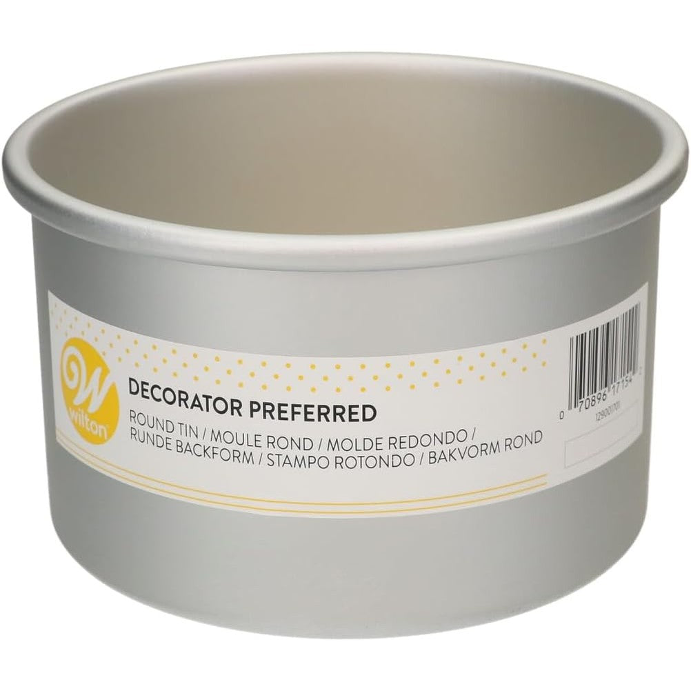 224216 - WILTON Tavë për torta Round Extra Deep - Ø 15 x 10 cm, Argjend