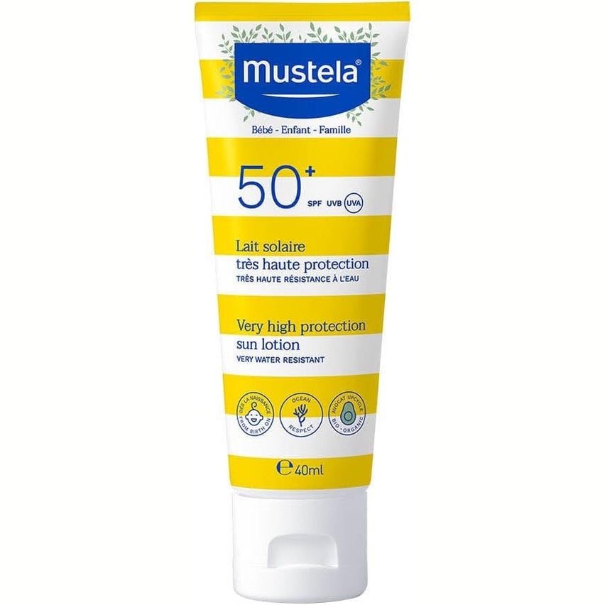 311807 - MUSTELA Sun Milk SPF50 për fytyrën dhe trupin, 40 ml