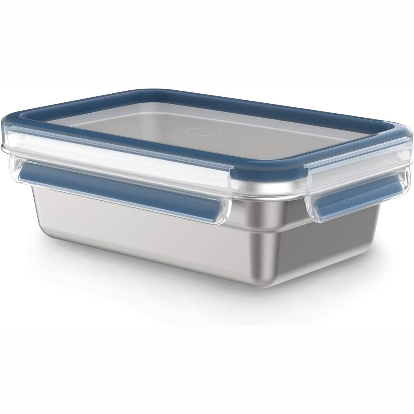 262369 - EMSA Enë për ruajtjen e ushqimit prej çeliku inox, e papërshkueshme nga rrjedhjet, kapacitet 0.8 litra, drejtkëndëshe, e përshtatshme për larje në enëlarëse dhe furrë, N1150400