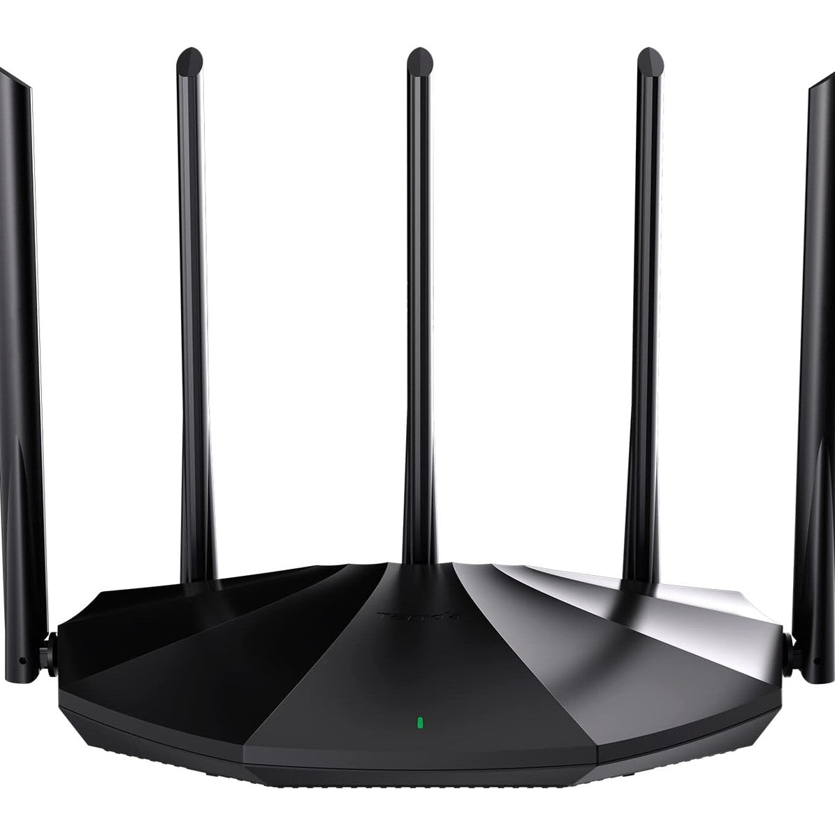 276503 - Tenda WiFi 6 RX2 Pro Router, router WiFi me dy banda AX1500, 5 antena 6dBi, mbulim i gjerë, porta Ethernet LAN/WAN pa konfigurim, menaxhim inteligjent i vizitorëve