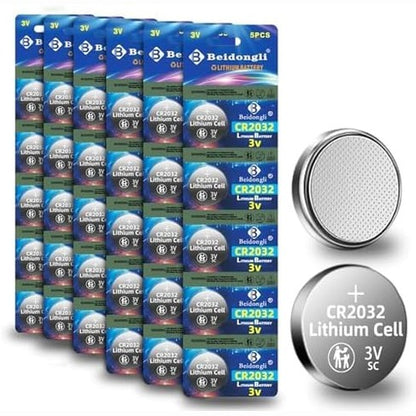 295411 - BATERI CR2032 LITHIUM 3V ME BUTONA CR 2032, 30 COPË, GARANCI 5-VJEÇARE