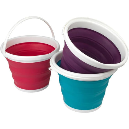 257587 - Beldray Kovë e palosshme 10L, gri e bardhë, ideale për kamping