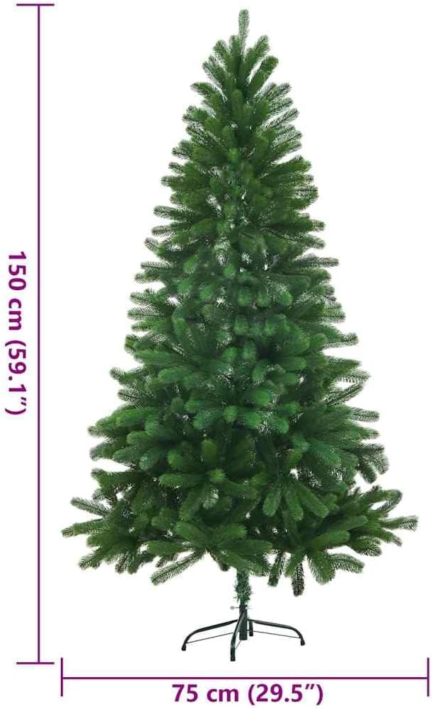 181548 - VIDAXL Pemë Artificiale për Krishtlindje , 150 cm, Ngjyrë e Gjelbër