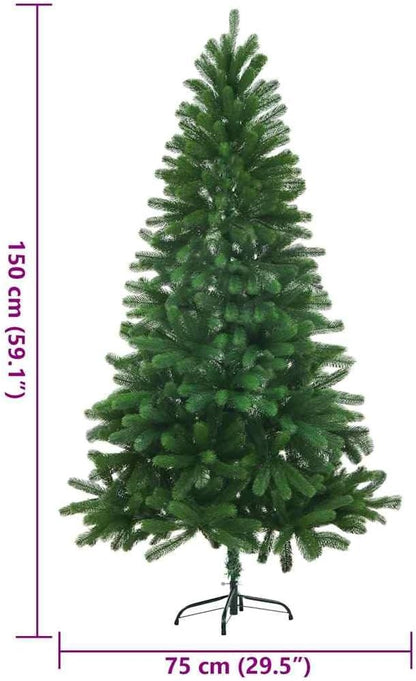 181548 - VIDAXL Pemë Artificiale për Krishtlindje , 150 cm, Ngjyrë e Gjelbër