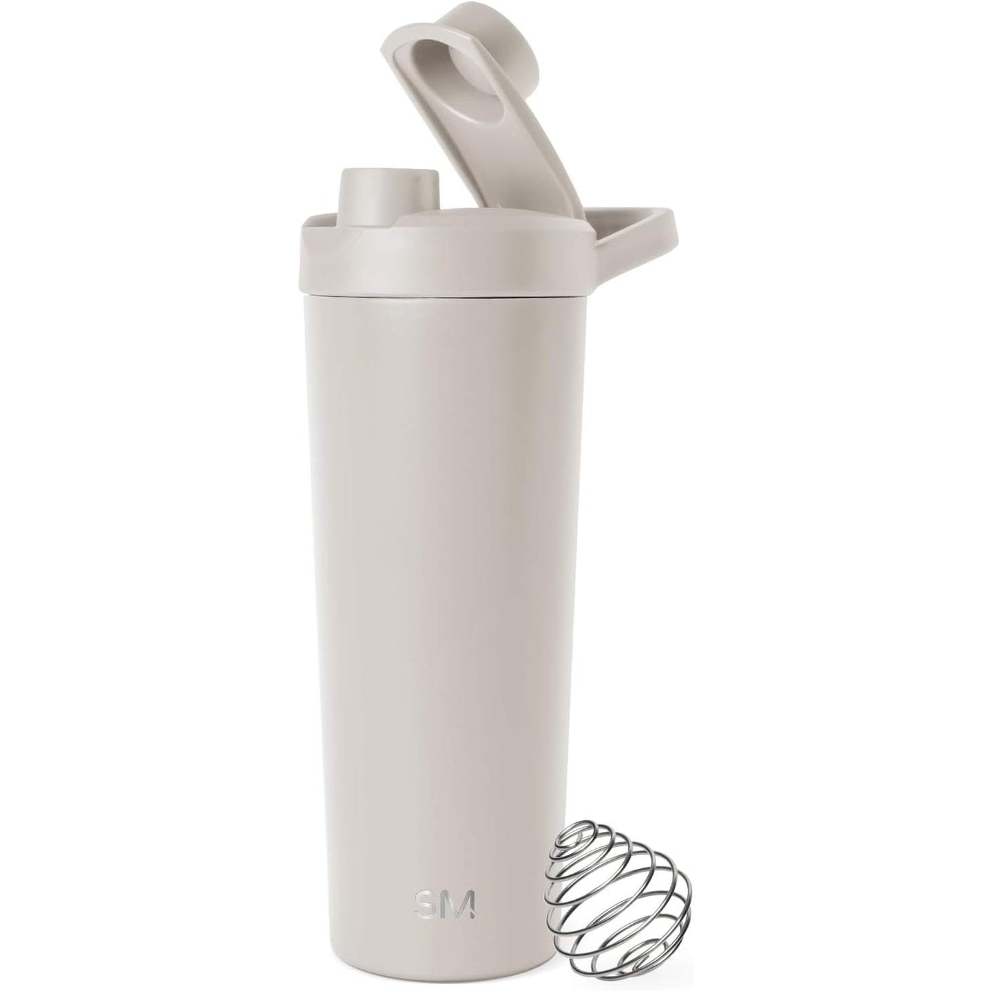 184664 - RALLY - Gotë e Izoluar Metalike prej Çeliku Inox për Kokteje Proteinike dhe Pije Para Stërvitjes, Kapacitet 710ml, Ngjyra Bajame Birch