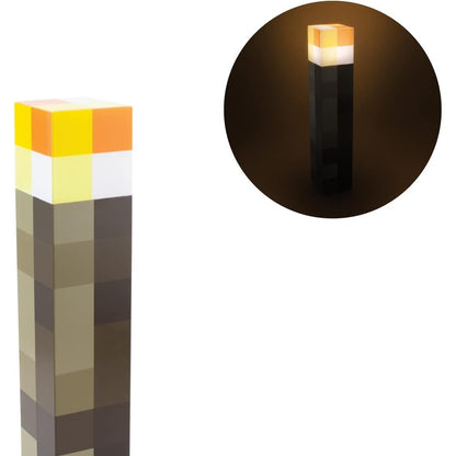 222297 - MINECRAFT Dritë pishtari, me licencë zyrtare, 2 mënyra drite, 2 përdorime, funksionon me bateri, dhuratë për lojtarët