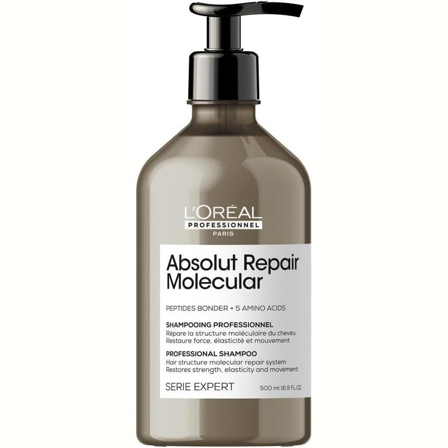 303042 - L'OREAL PROFESSIONNEL Shampo Molekulare Absolut Repair, 500 ml, riparon 2 vjet dëmtime në një aplikim, pa sulfate