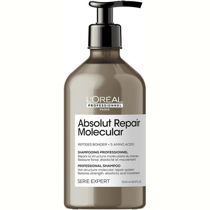 303042 - L'OREAL PROFESSIONNEL Shampo Molekulare Absolut Repair, 500 ml, riparon 2 vjet dëmtime në një aplikim, pa sulfate