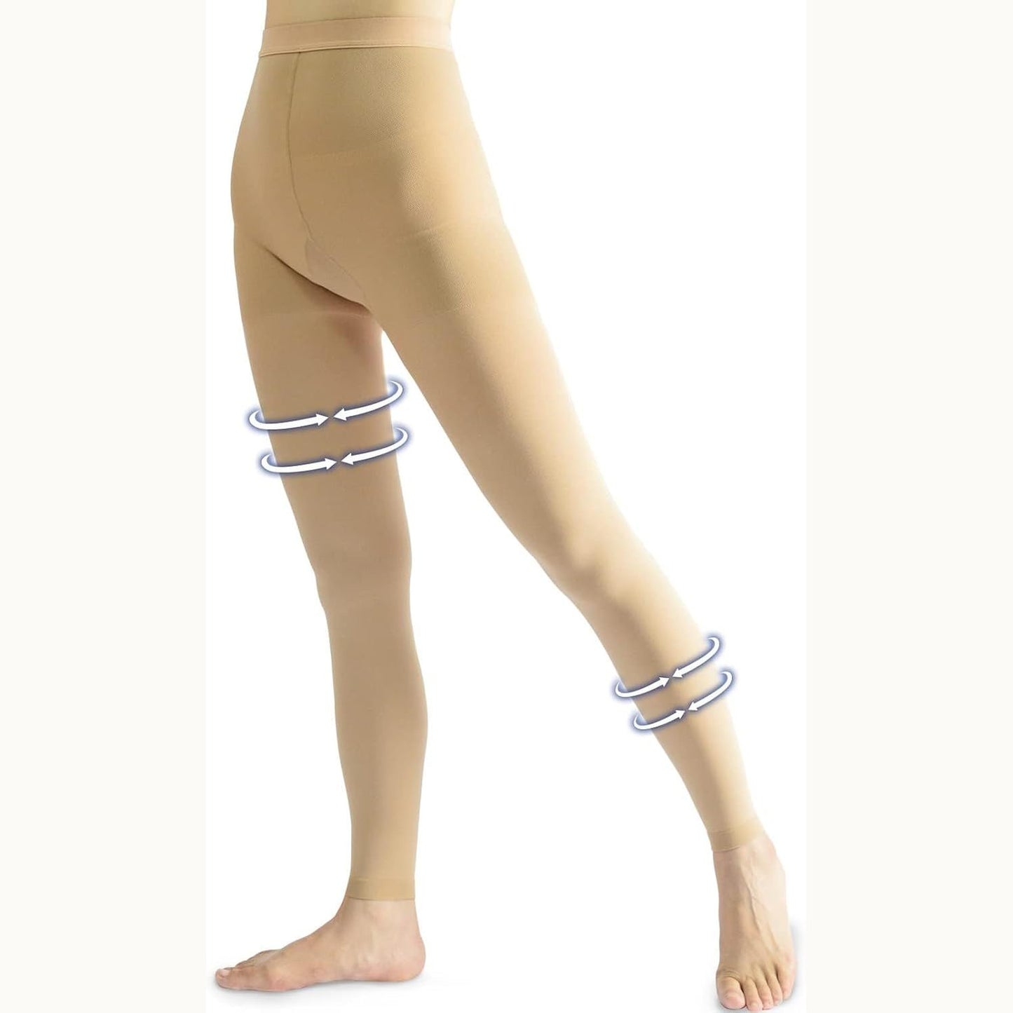 275509 - BEISTER Çorape kompresioni mjekësore për femra - Të gjata, 20-30 mmHg, geta kompresioni opake pa gishta të këmbëve, Klasa 2