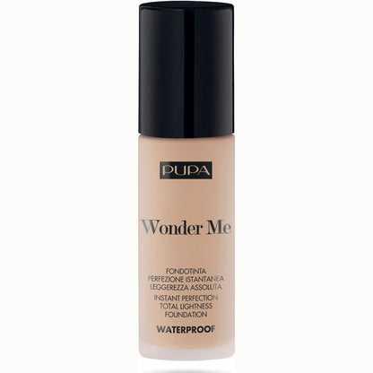 271903 - PUPA Fondatinë Wonder Me Waterproof Fluid (030 Medium Beige Neutral) 30 ml, e qëndrueshme, rezistente ndaj ujit dhe lagështisë
