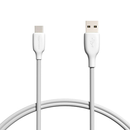 320675 - Amazon Basics Kabllo për karikim të shpejtë dhe transferim të të dhënave USB-C në USB-A 2.0, 0.9 m, 480 Mb/s, i bardhë
