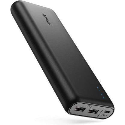 309760 - ANKER | Karikues Portativ PowerCore 20100 me 2 Porta USB - Bateri e Jashtme Ultra-Kompakte 20100mAh - Kapacitet i Lartë për Huawei, Samsung, iPhone, Xiaomi dhe më shumë