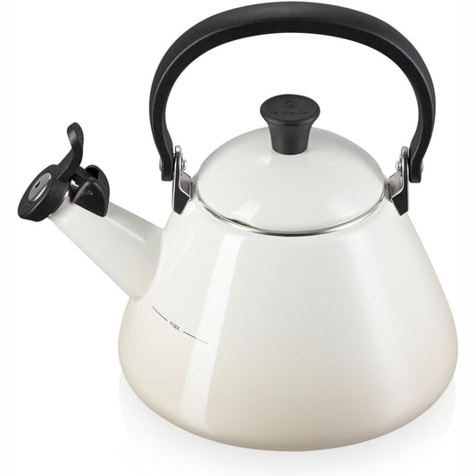 226059 - Le Creuset Çajnik Kone me fishkëllimë, çelik i emaluar, 1.6 L, marengë, 40101027160000