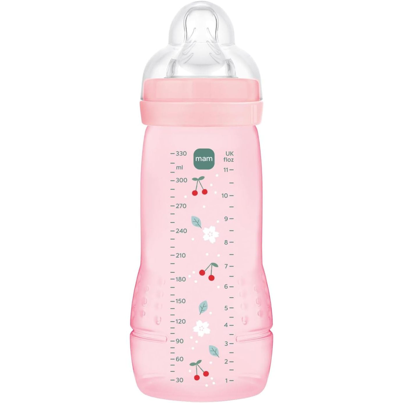 318613 - MAM Easy Active 330ml me ngjyrë berry, thithkë silikoni ultra të shpejtë X-speed