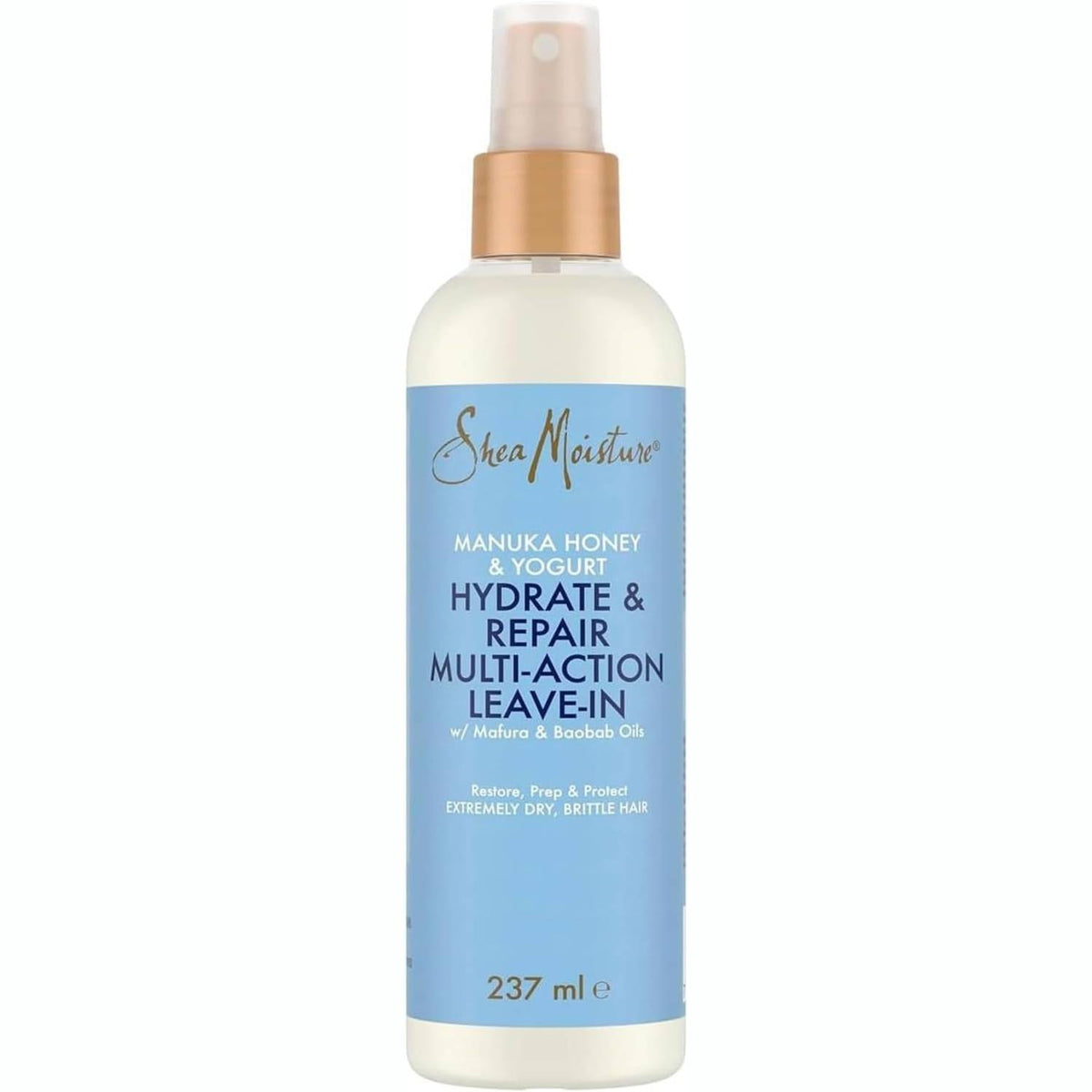 303259 - SHEAMOISTURE Maska shumëfunksionale Hydrate & Repair me mjaltë Manuka dhe kos, 1 x 237 ml