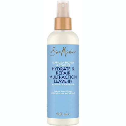 303259 - SHEAMOISTURE Maska shumëfunksionale Hydrate & Repair me mjaltë Manuka dhe kos, 1 x 237 ml