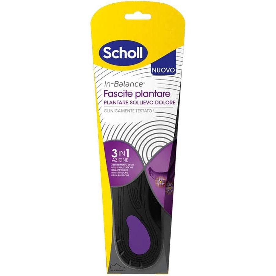 271532 - DR. SCHOLL'S Shtrata In-Balance për Qetësimin e Dhimbjes, Mbështetje për Harkun dhe Thembrën, Madhësia S (37-39.5), 1 Palë