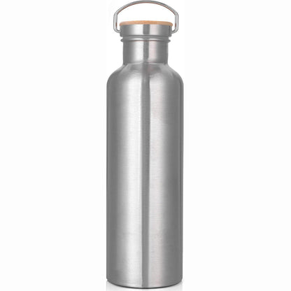 197997 - SHISHE UJI prej çeliku inox, me kapacitet 1L, termos i izoluar, i papërshkueshëm nga rrjedhjet, pa BPA, për pije të nxehta dhe të ftohta - ideal për zyrë, sport, shkollë, fitnes