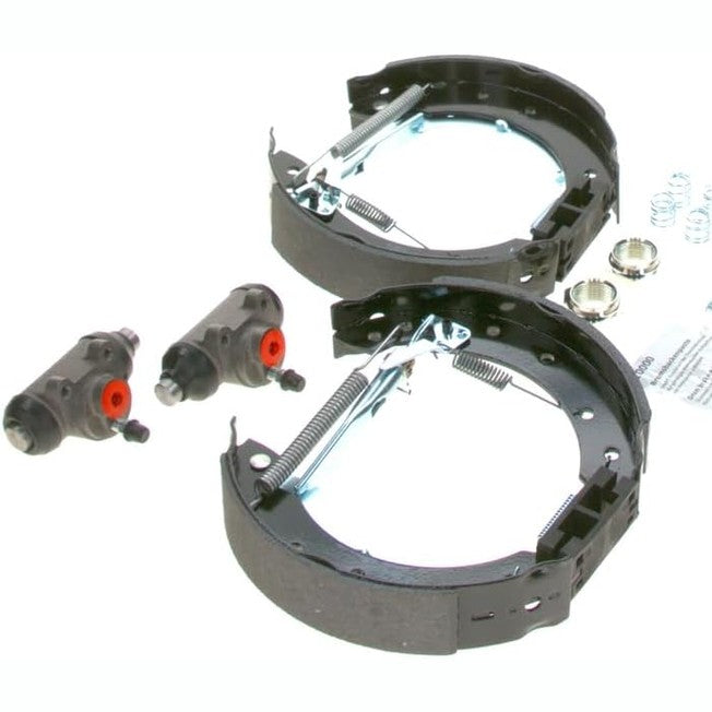 322270 - BOSCH Kit KS554 Super Pro - Kit Frenash për Tamburët e Pasmë, 1 Set i Plotë, 2 Cilindra Rrotash, 4 Goma Frenash