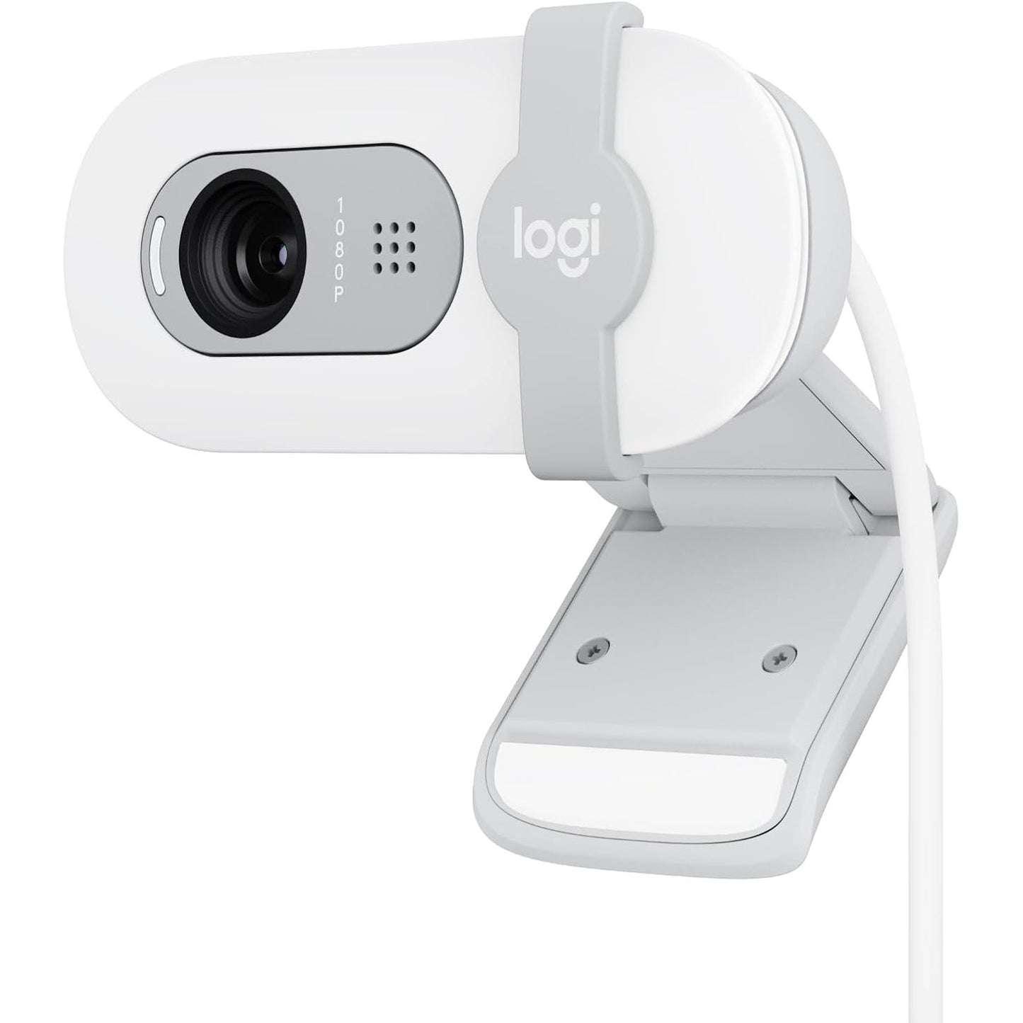 273352 - KAMERA WEB LOGITECH BRIO 100 FULL HD PËR TAKIME/TRANSMETIM, BALANCIM AUTOMATIK I DRITËS, MIKROFON I INTEGRUAR, QEPEN PRIVATËSIE, USB-A, PËR MICROSOFT TEAMS, GOOGLE MEET, ZOOM - E BARDHË