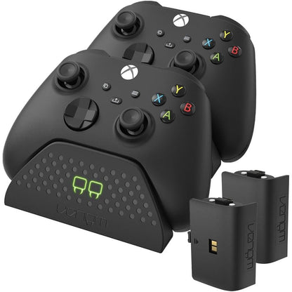 276774 - VENOM Stacion Karikimi Dyfishtë me 2 Pako Baterish të Rikarikueshme, Ngjyrë e Zezë (Xbox Series X dhe S/Xbox One)